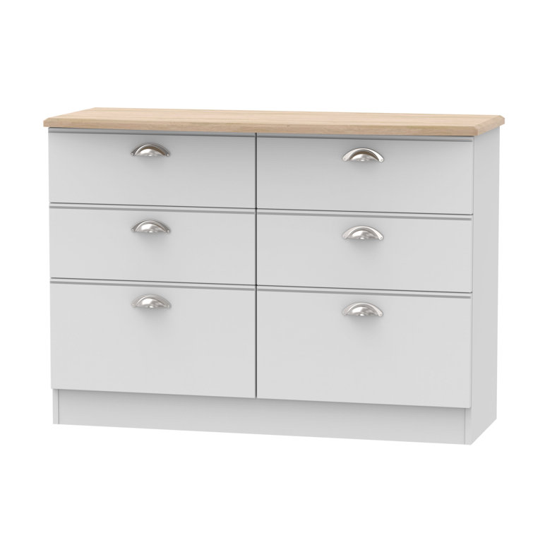 August Grove McVille 6 Drawer Chest of Drawers Wayfair.co.uk